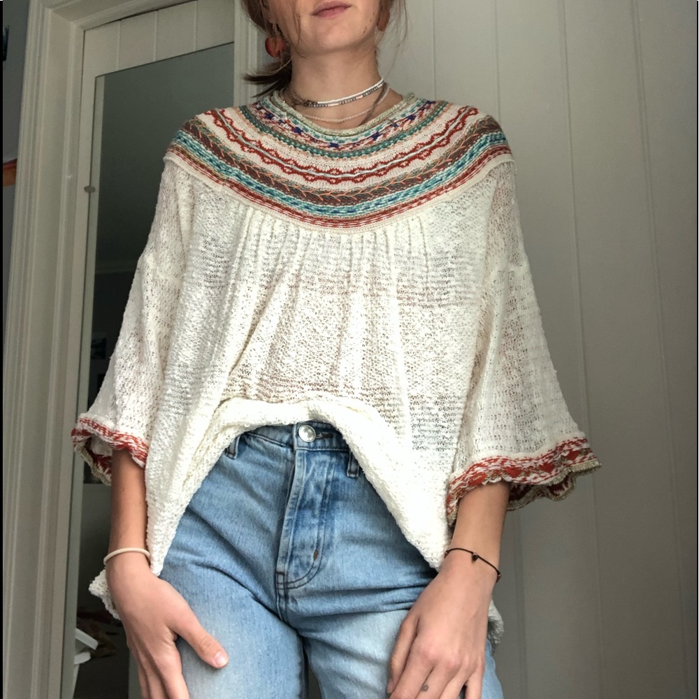 Free people woven tunic top